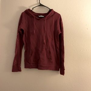 Maurices. Small. Red hooded sweatshirt